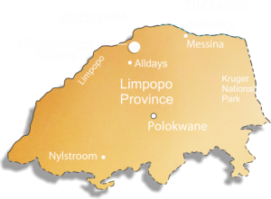 Map of Limpopo Province